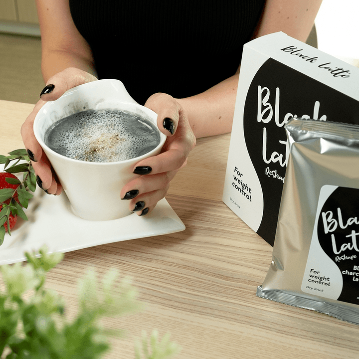 Charcoal latte for weight loss can be drunk regardless of meal time